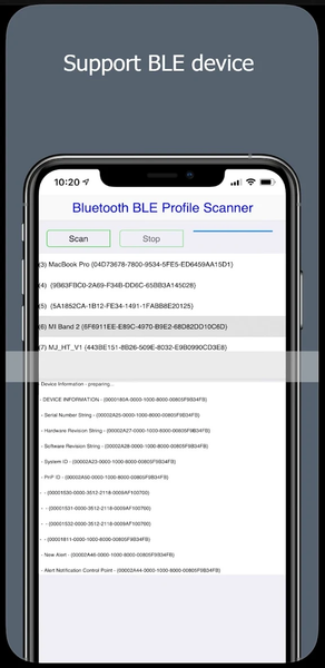 Ultra Bluetooth Scanner - عکس برنامه موبایلی اندروید