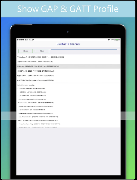 Ultra Bluetooth Scanner - عکس برنامه موبایلی اندروید