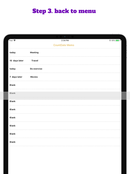MemoCount - Day Tracker - عکس برنامه موبایلی اندروید
