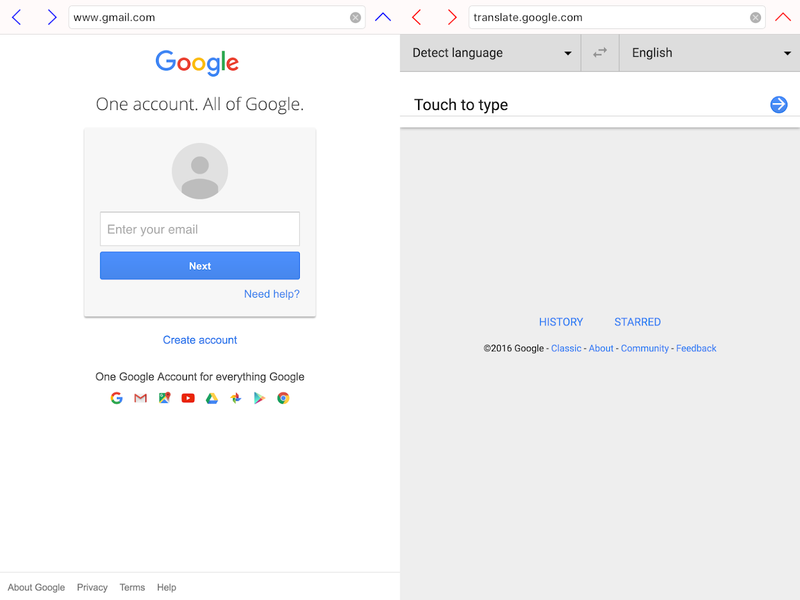 BrowserX۲: ۲ Browsers at Once - عکس برنامه موبایلی اندروید