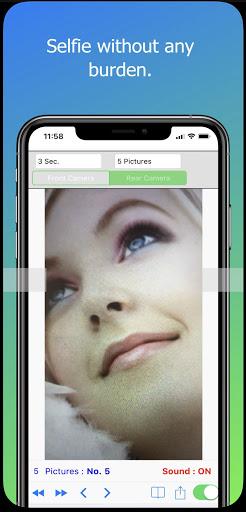 Timer Selfie Camera - عکس برنامه موبایلی اندروید