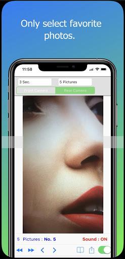 Timer Selfie Camera - عکس برنامه موبایلی اندروید