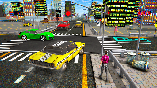 Taxi Driving Simulator 2022 - Gameplay image of android game