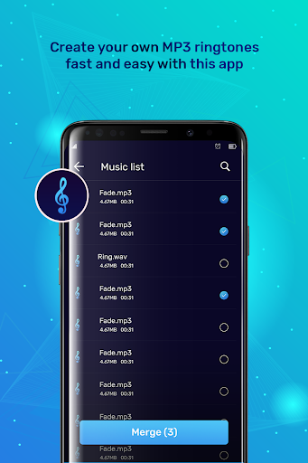 Ringtone Cutter: Mp3 Cutter, Music Cutter App - عکس برنامه موبایلی اندروید