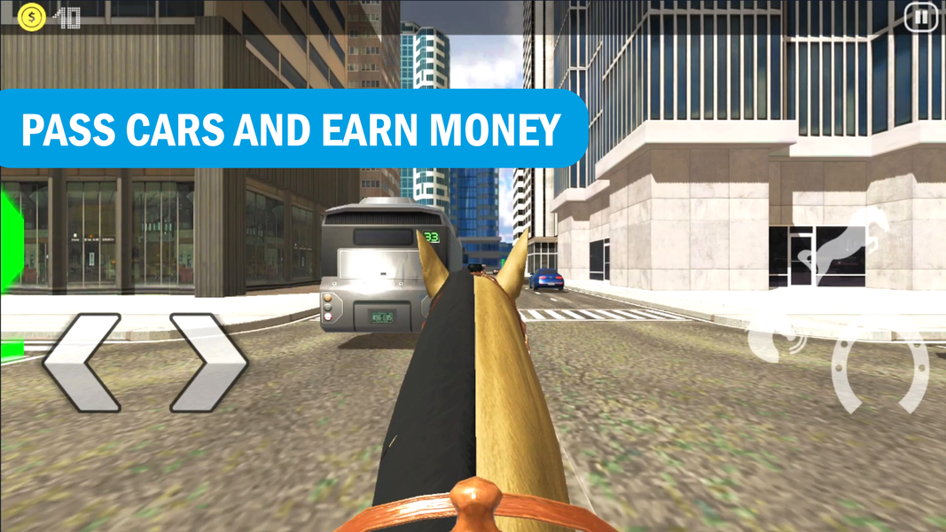 Horse Riding in Traffic - عکس بازی موبایلی اندروید