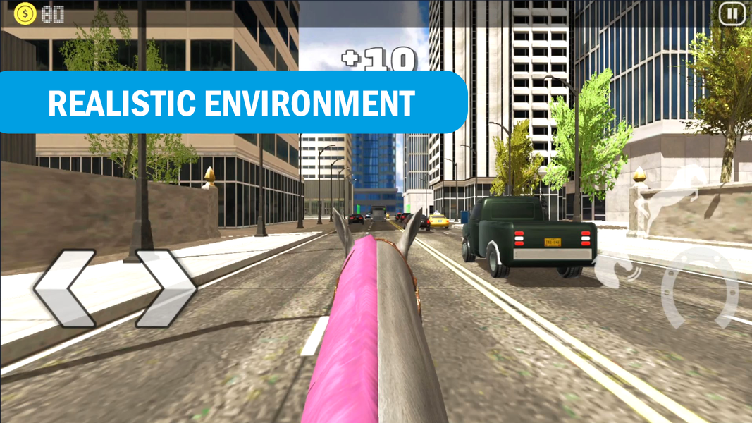 Horse Riding in Traffic - عکس بازی موبایلی اندروید