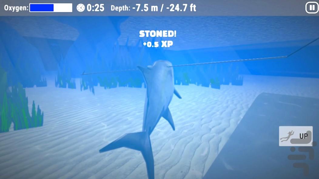 بازی ماهیگیری با نیزه - عکس بازی موبایلی اندروید