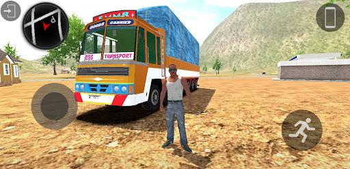 Indian Trucks Simulator 3D - Gameplay image of android game