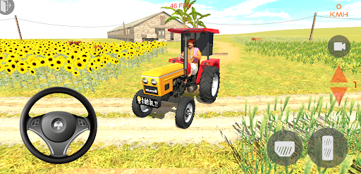 Indian Tractor Driving 3D - Image screenshot of android app