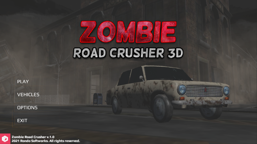 Zombie Road Crusher 3D - Gameplay image of android game