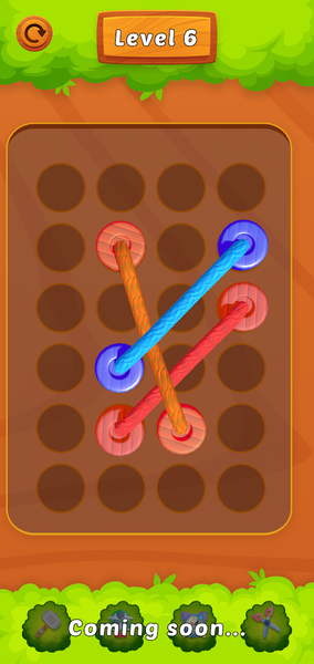 Rope Tangle Puzzle - Gameplay image of android game