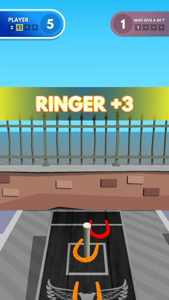 Horse Shoe 3D - Toss Games - Gameplay image of android game