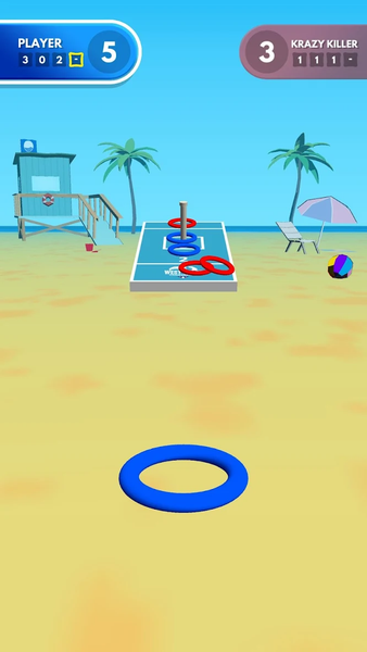 Ring Toss League - Gameplay image of android game