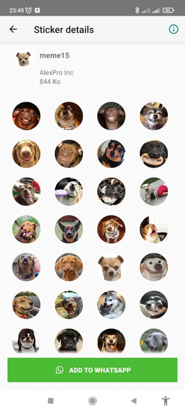 Memes Stickers WASticker - Image screenshot of android app