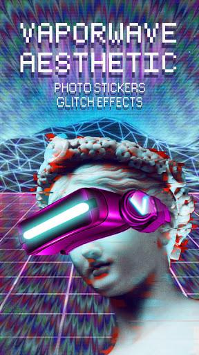 Aesthetic Photo Editor - Vaporwave Pic Stickers - عکس برنامه موبایلی اندروید
