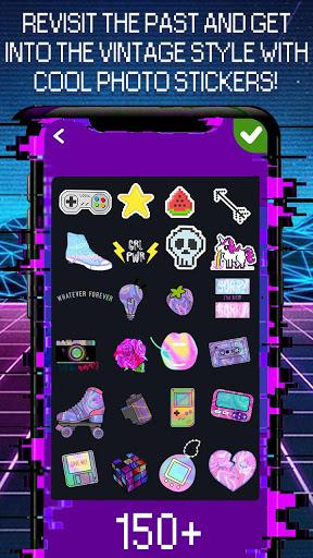 Aesthetic Photo Editor - Vaporwave Pic Stickers - عکس برنامه موبایلی اندروید