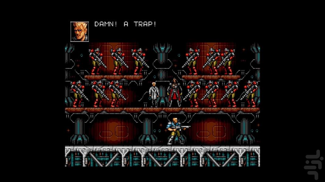 Contra - Hard Corps - Gameplay image of android game