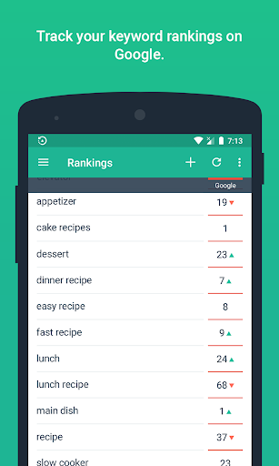 SEO SERP mojo - Rank Tracker - Image screenshot of android app