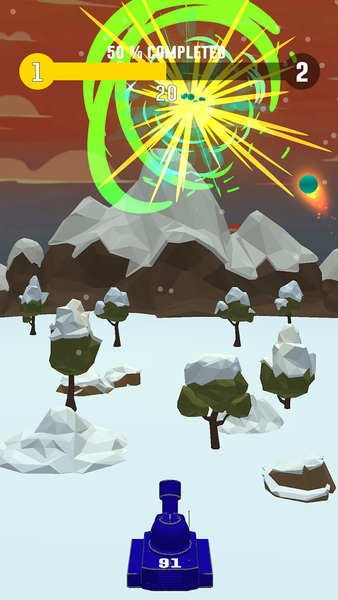 Cannon Balls Fire Blast: Shoot - Gameplay image of android game