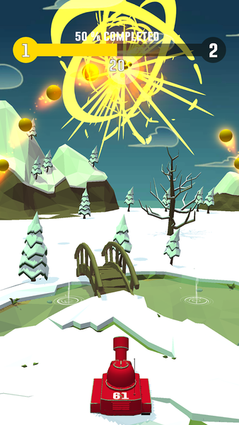 Cannon Balls Fire Blast: Shoot - Gameplay image of android game
