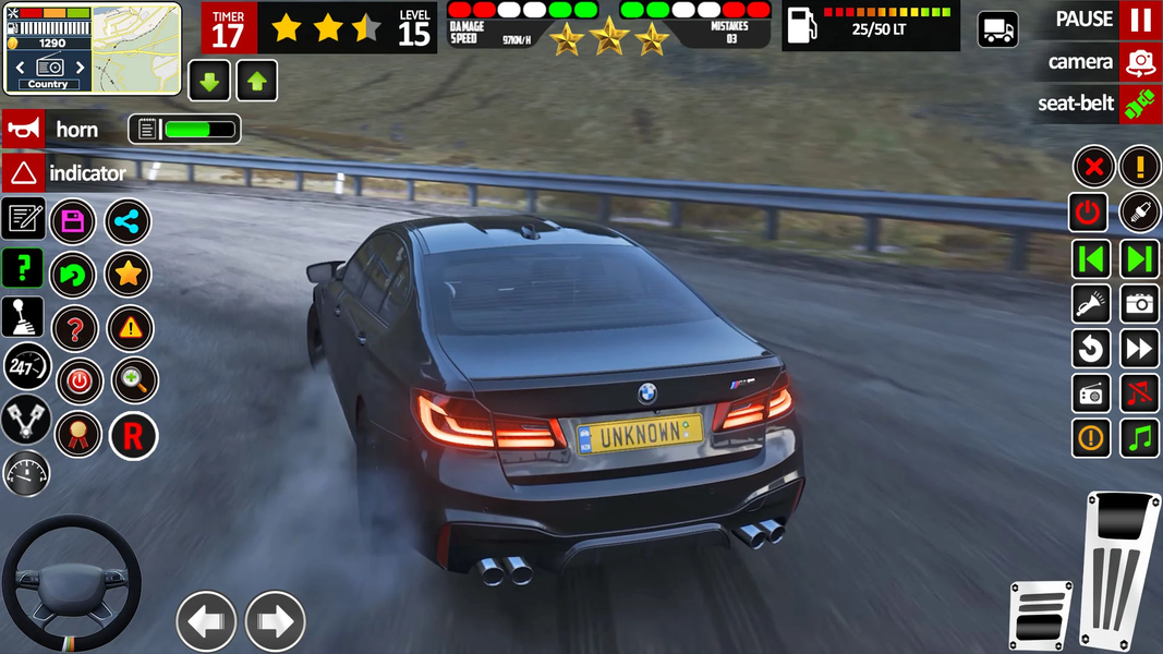 School Car Driver 3D Game - Gameplay image of android game