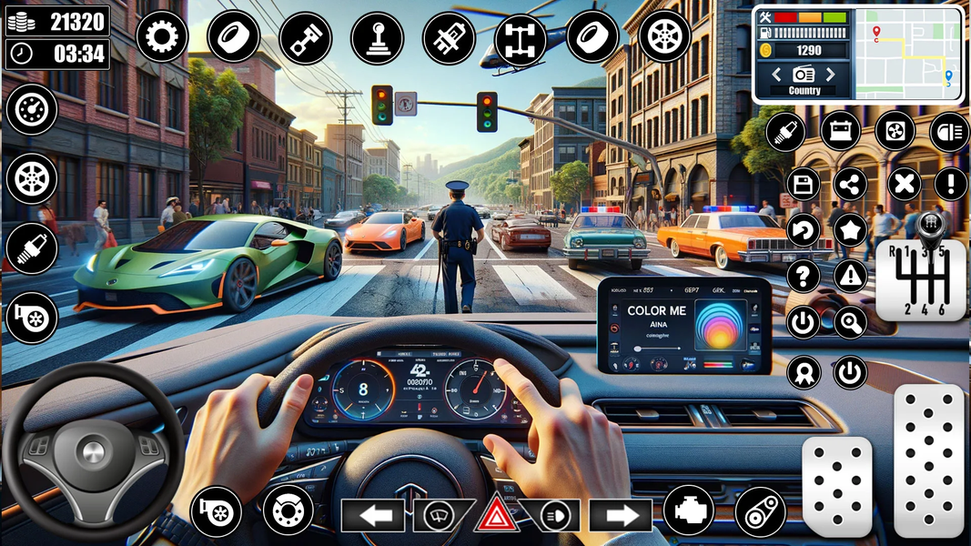 Car Driving School Car Games ۲ - عکس بازی موبایلی اندروید