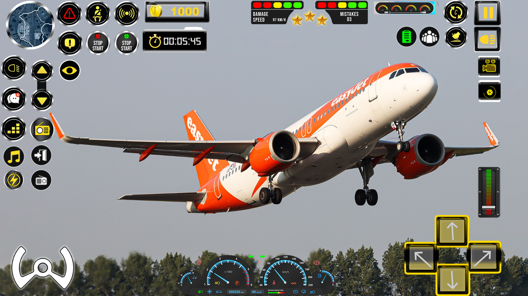 Airplane Flying Game Simulator - عکس بازی موبایلی اندروید
