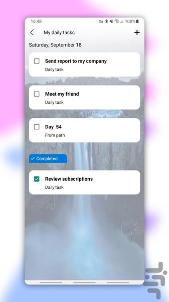 برنامه ریزی اهداف -  Mypath - عکس برنامه موبایلی اندروید