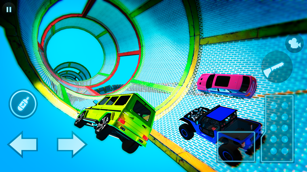 Car Crash : Sky Tour 3d Stunts - Gameplay image of android game