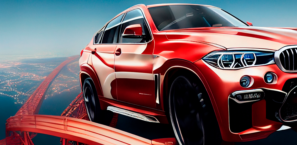 Car Crash : Sky Tour 3d Stunts - Gameplay image of android game