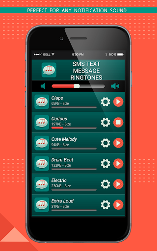 SMS Text Message Ringtones - Image screenshot of android app