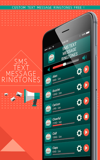 SMS Text Message Ringtones - عکس برنامه موبایلی اندروید
