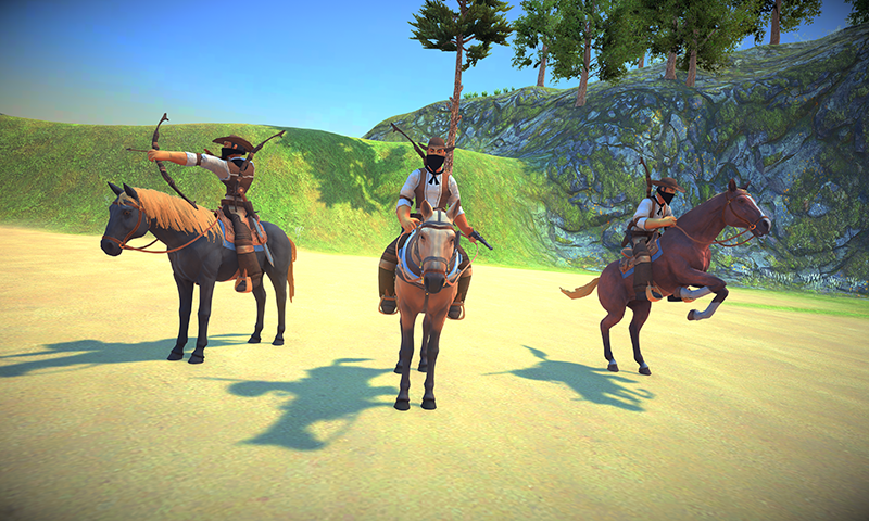 Horse Riding Simulator Games - Gameplay image of android game