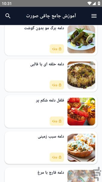 آموزش کامل _ دلمه ویژه - عکس برنامه موبایلی اندروید