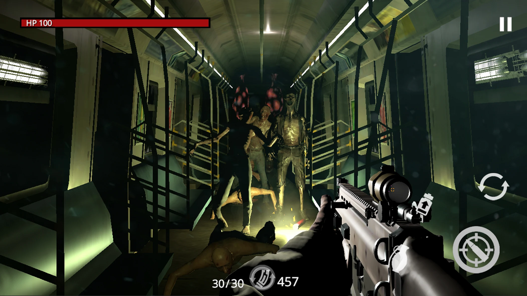 Zombie city :shooting survival - Gameplay image of android game