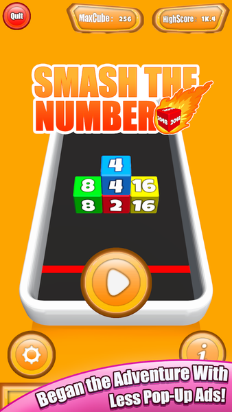 Smash The Number: Merge 2048 - Image screenshot of android app