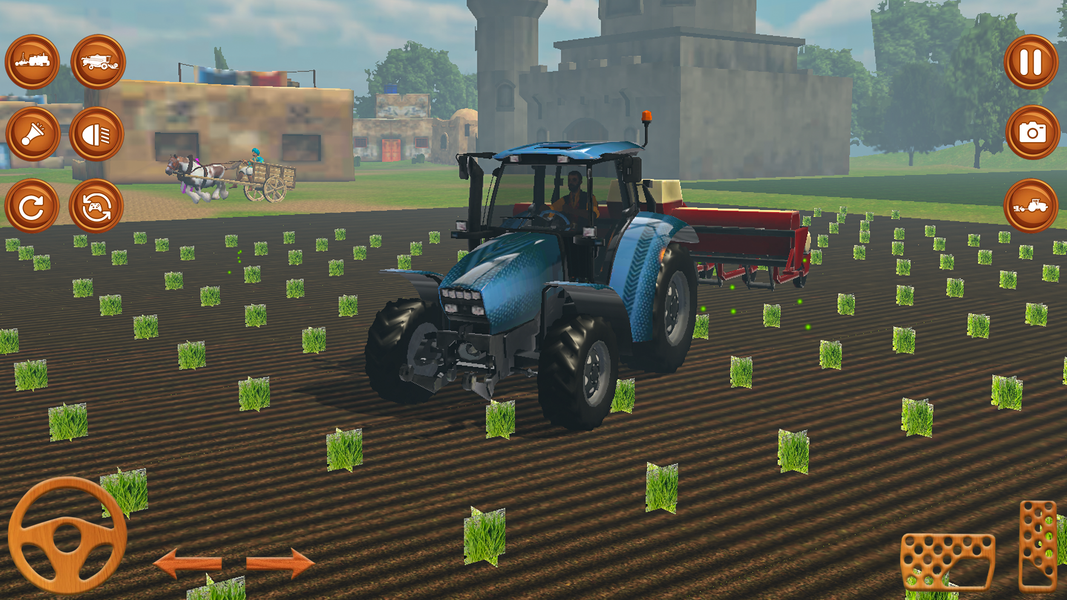 Modern Tractor Farming Games - Gameplay image of android game