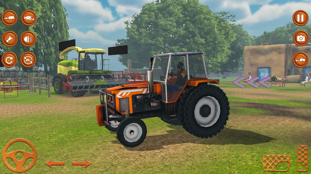 Modern Tractor Farming Games - Gameplay image of android game