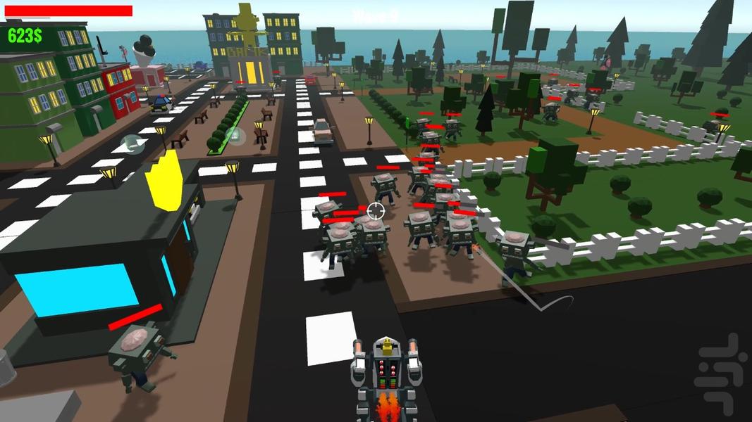 گربه ویرانگر - Gameplay image of android game