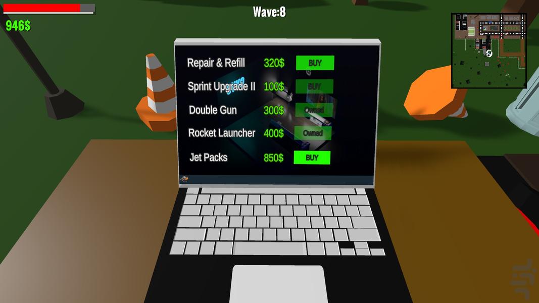 گربه ویرانگر - Gameplay image of android game