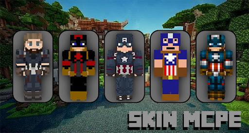 Captain America Skins for MCPE - Image screenshot of android app