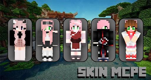 Sakura Skins for Minecraft - Image screenshot of android app