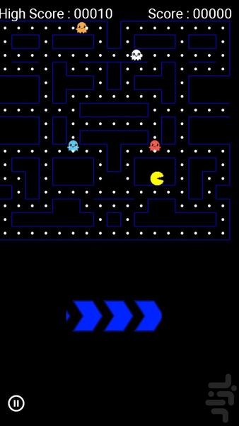 PAC MAN GAME - Gameplay image of android game