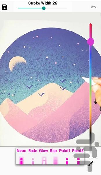 Painting and Drawing - Neon Painting - Image screenshot of android app