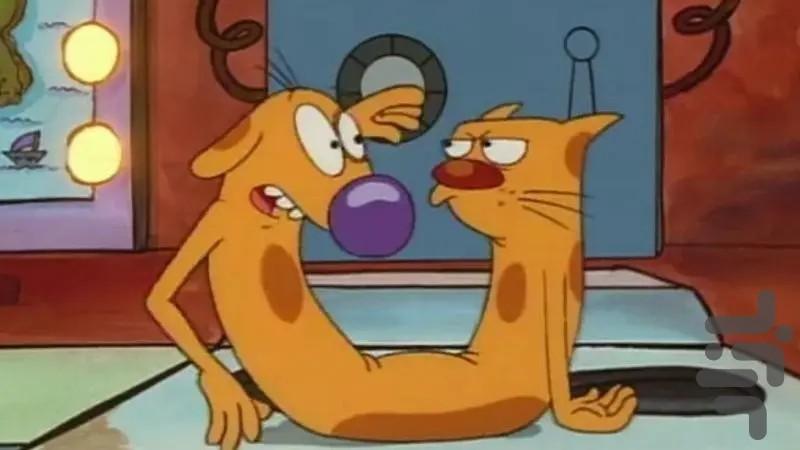 Dog cat cartoon - Dog cat animation - Image screenshot of android app