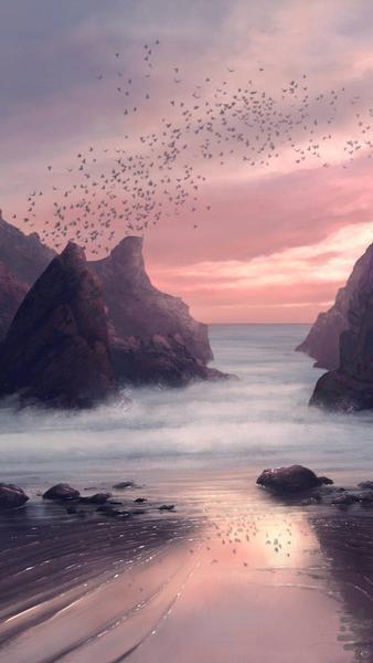 والپیپر ساحل - تصاویر ساحل آرامش بخش - عکس برنامه موبایلی اندروید