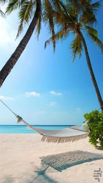 والپیپر ساحل - تصاویر ساحل آرامش بخش - عکس برنامه موبایلی اندروید