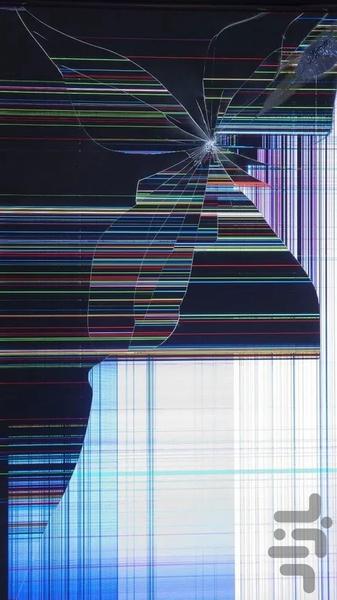 Broken phone screen - Image screenshot of android app