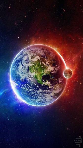 Earth wallpapers - images of the pla - Image screenshot of android app