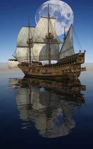 Sailing Ship Live Wallpaper - Image screenshot of android app